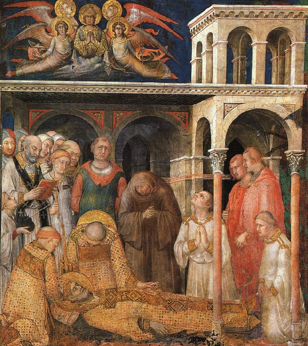 Simone Martini The Death of St.Martin China oil painting art